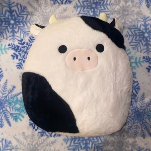 HTF 16” Connor the Cow Fuzzamallow Squishmallow!